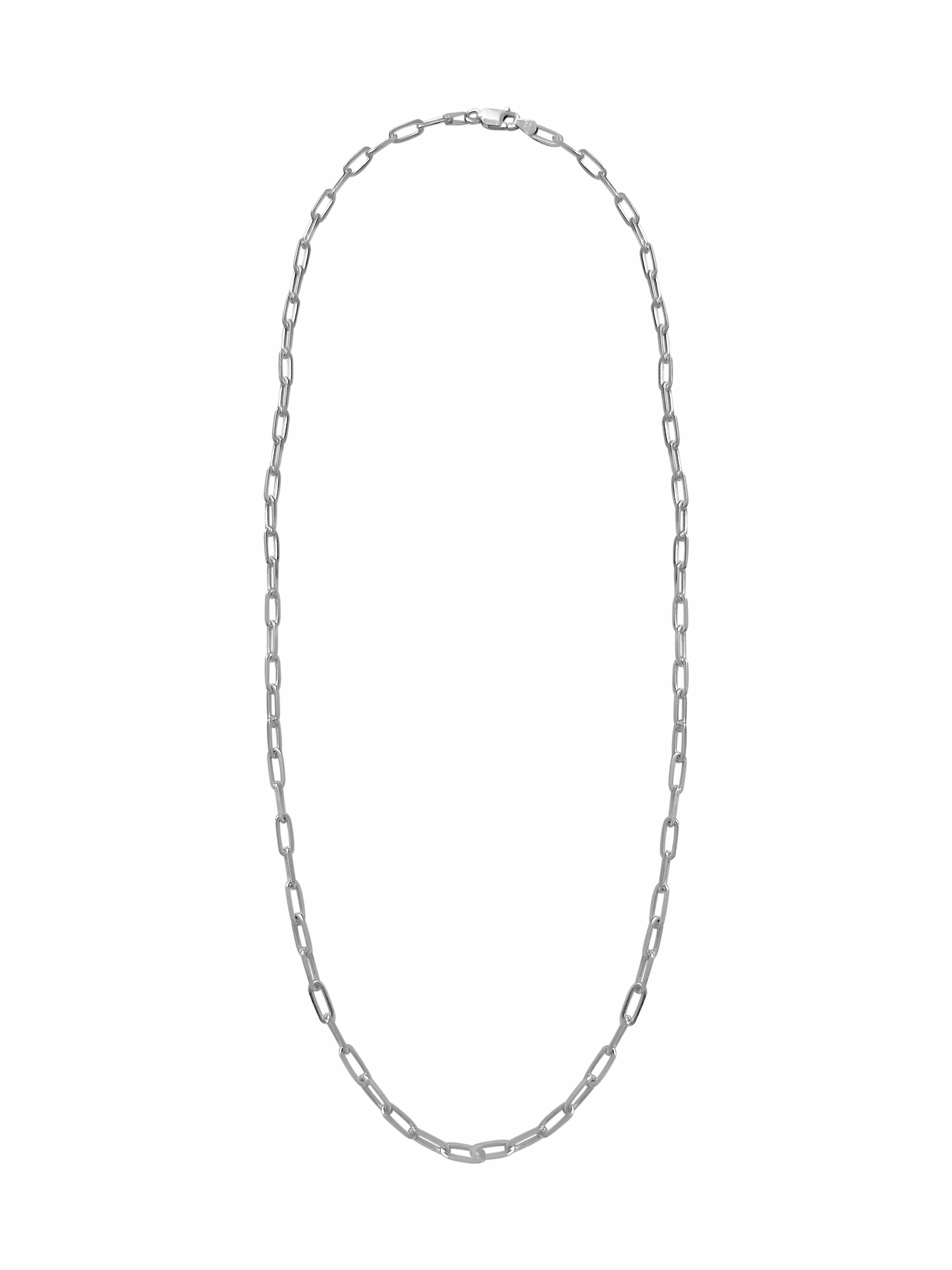 Sterling Silver Paper Clip Chain