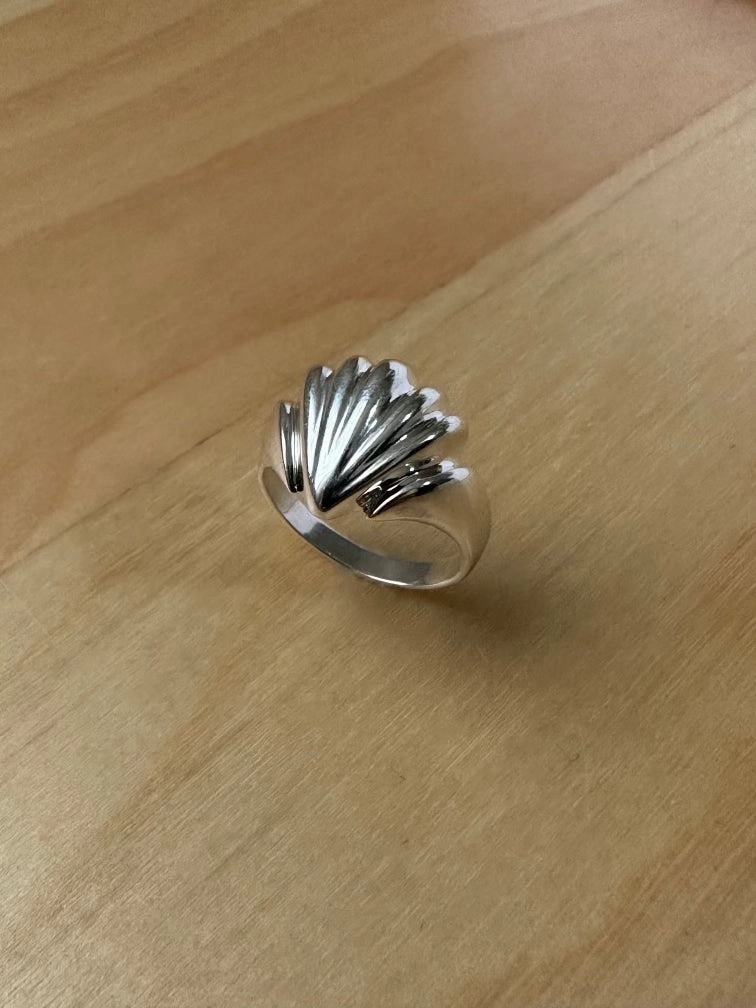 Sterling Silver Shell Ring
