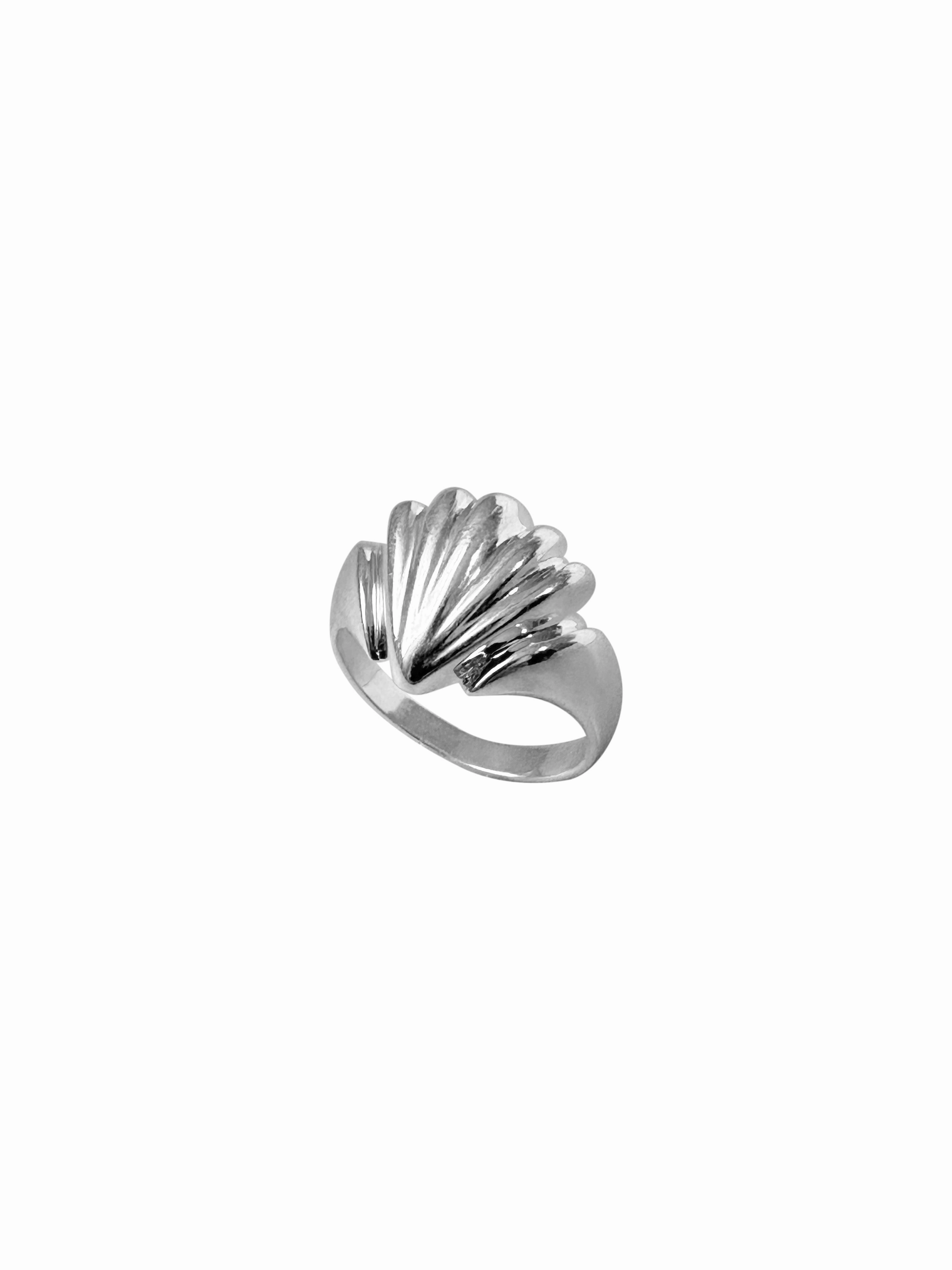 Sterling Silver Shell Ring
