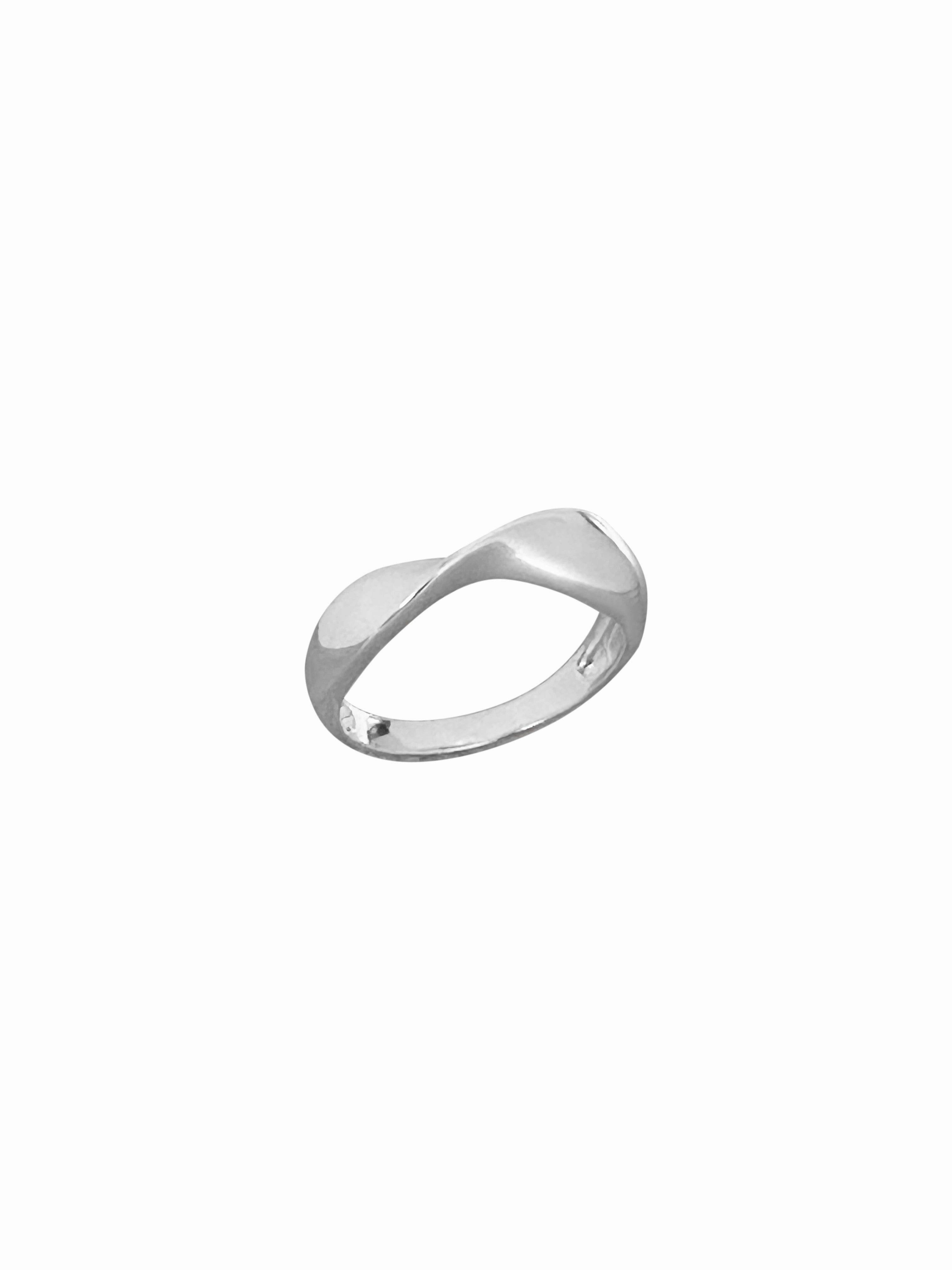 Sterling Silver Twist Ring