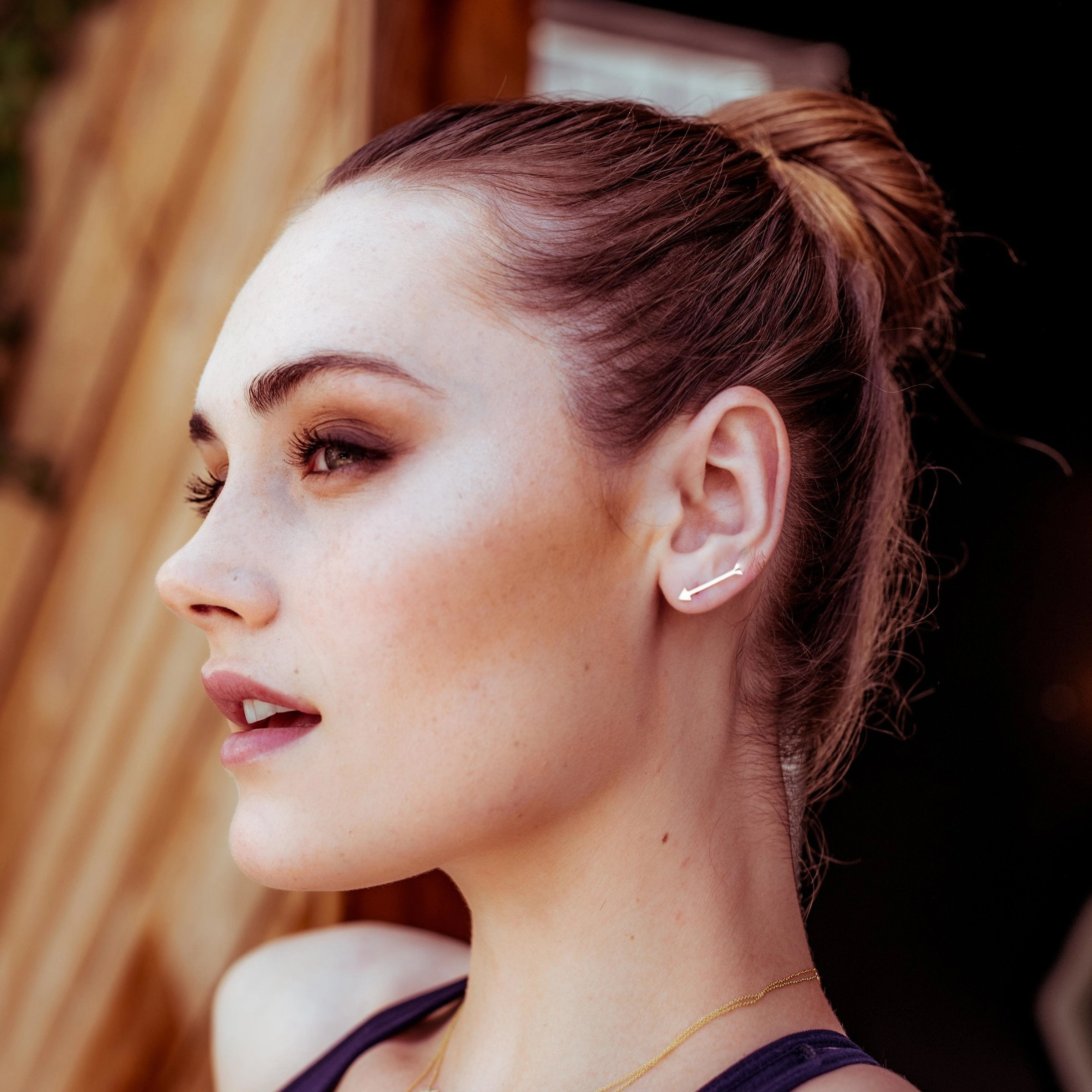Straight as an Arrow Earring