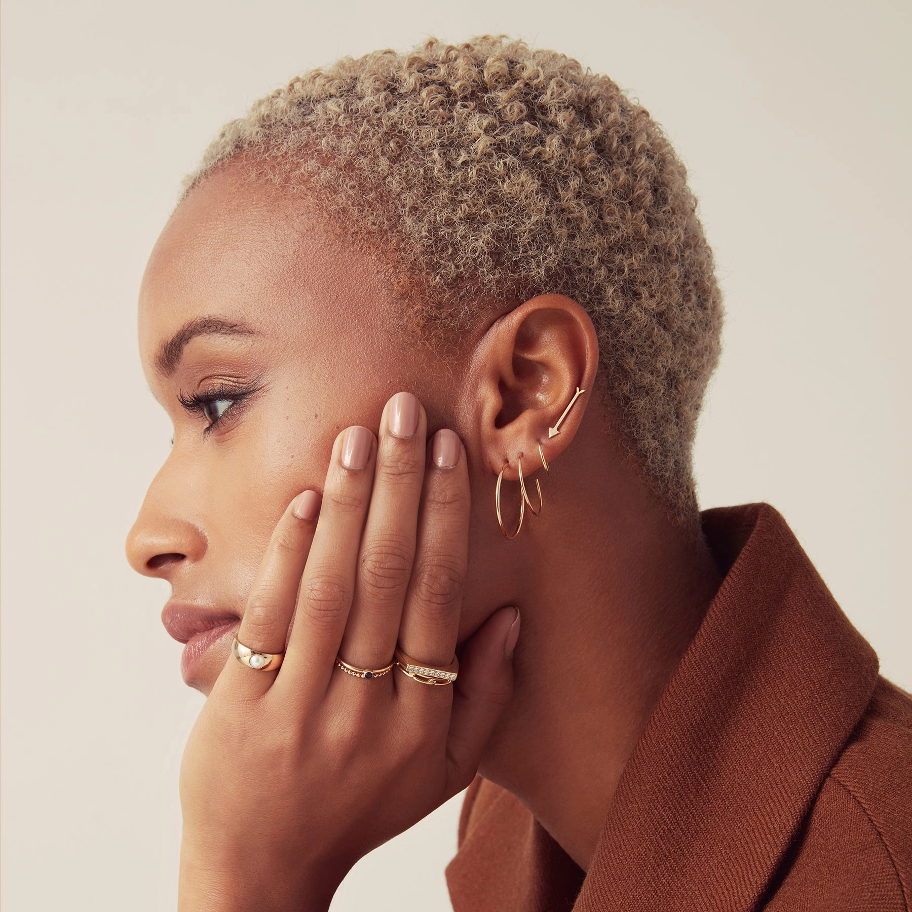 Straight as an Arrow Earring