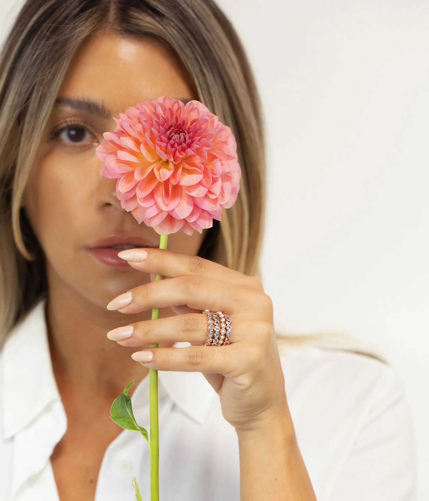 The Peony Bouquet Ring