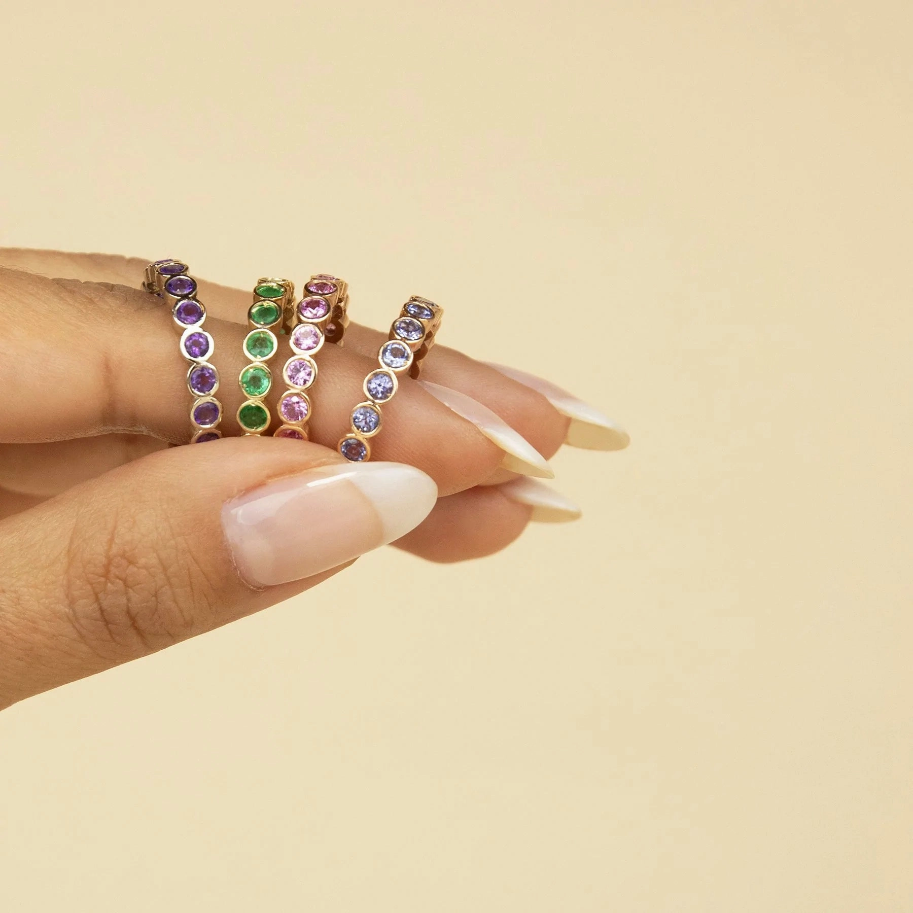 The Violet Bouquet Ring