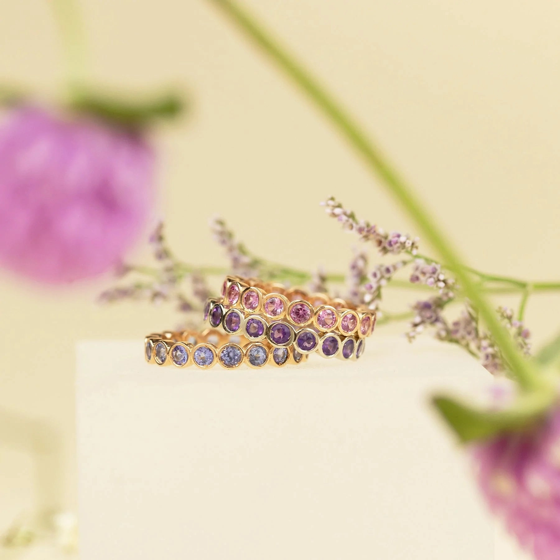 The Violet Bouquet Ring