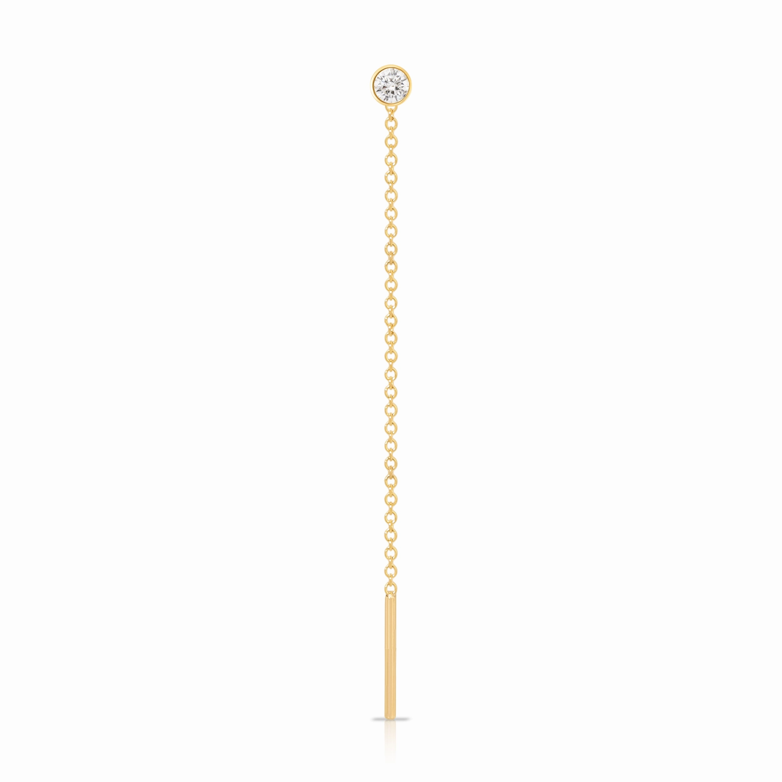 Threader Earring | Diamond