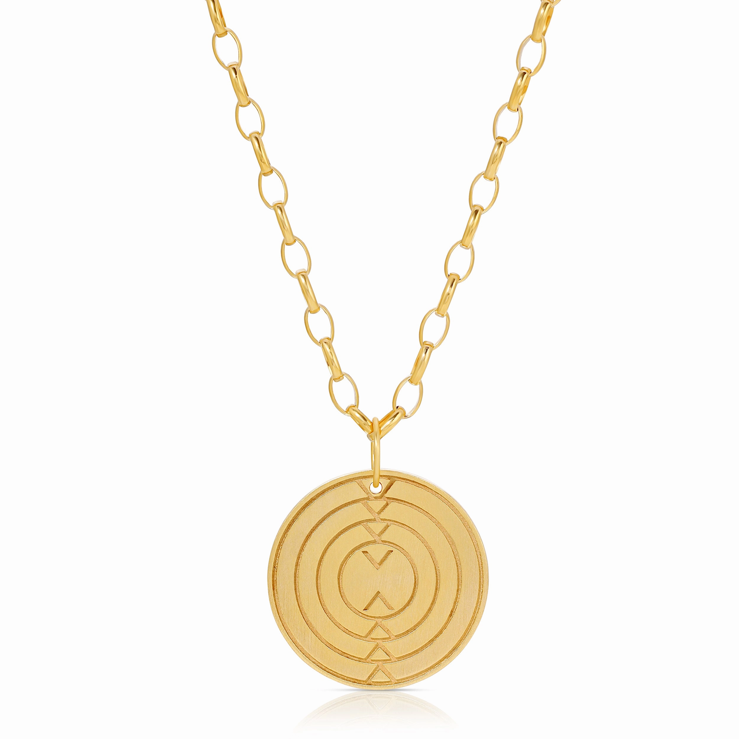 Virtues Pendant - Circle