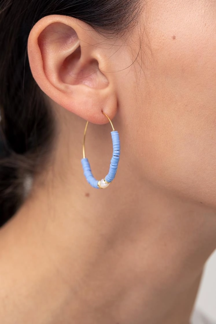 Windansea Hoops ~ Salty Shells