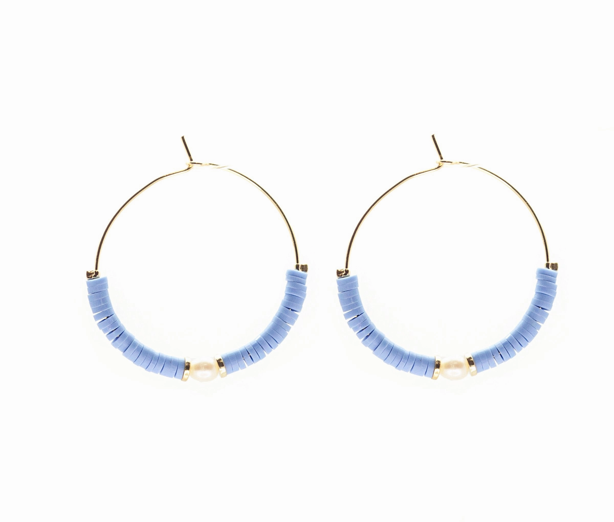 Windansea Hoops ~ Salty Shells