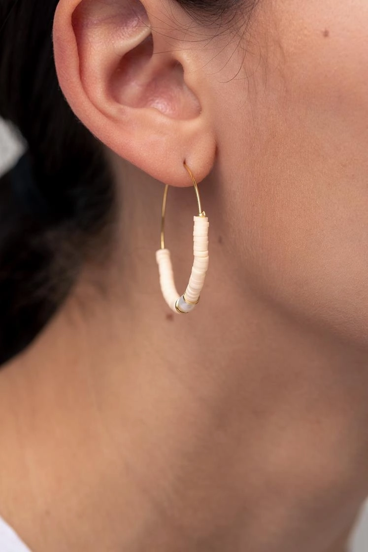 Windansea Hoops ~ Salty Shells