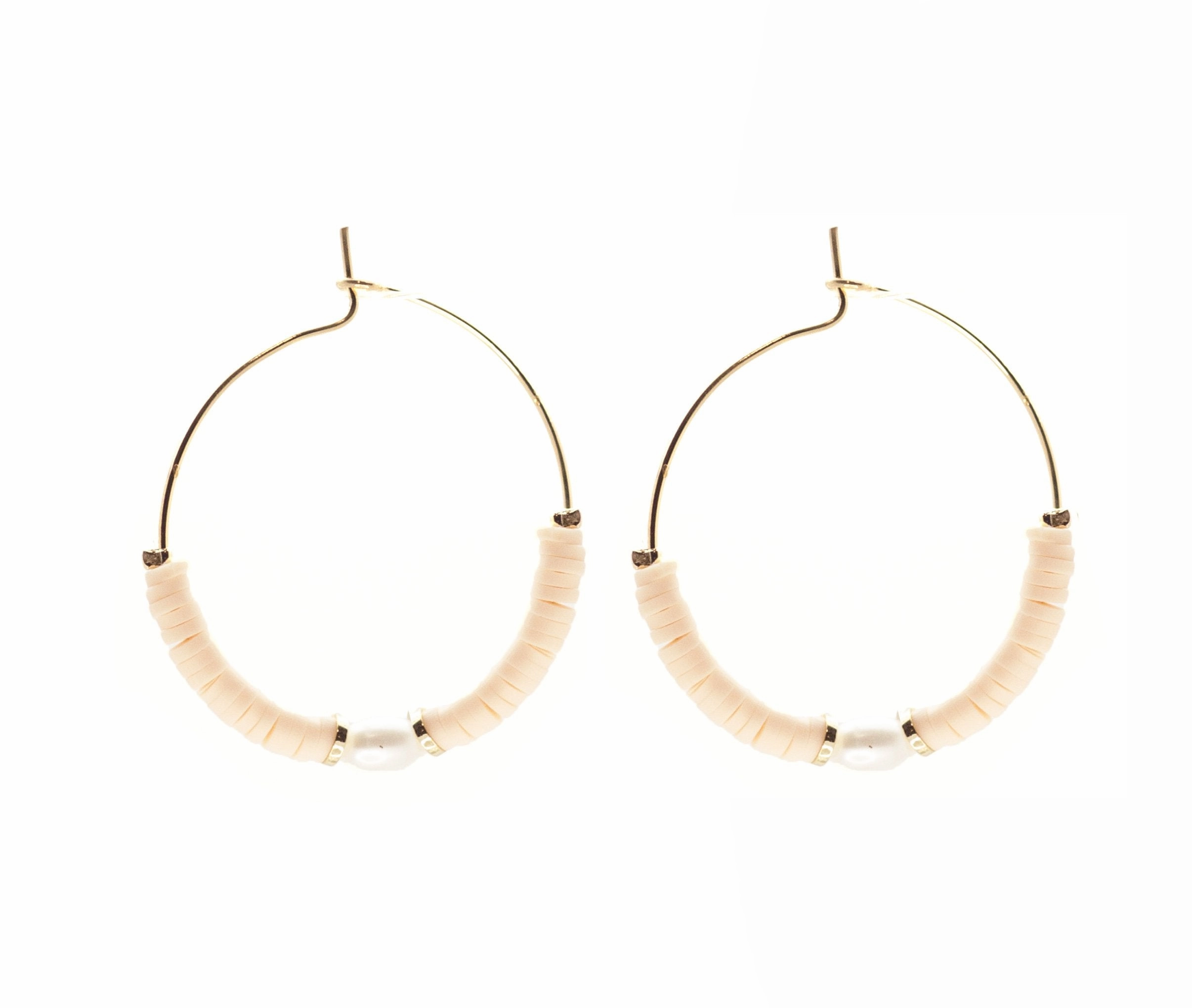 Windansea Hoops ~ Salty Shells